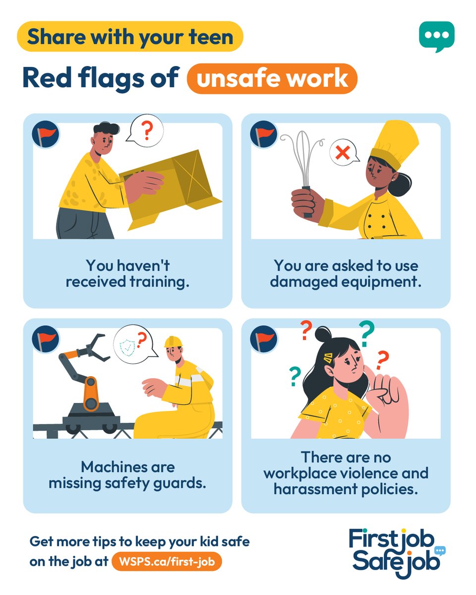 Tips for teens Spotting unsafe work
